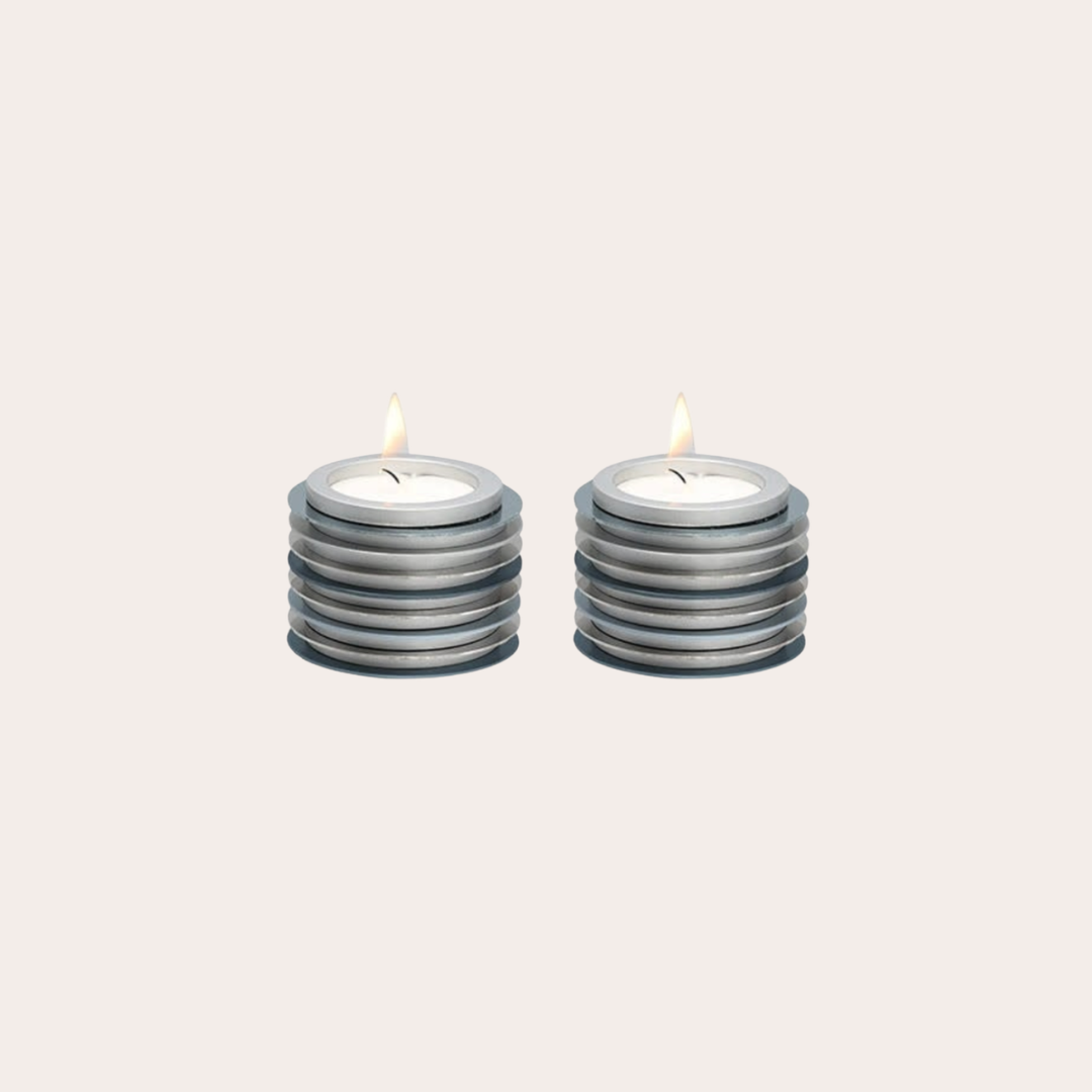 Shabbat Candlesticks - Tea Light