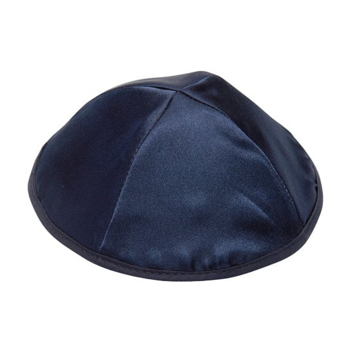 Dark Blue Satin Kippah 20cm