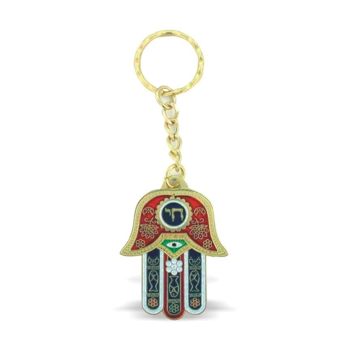 Keychain, Chai, with Traveller's Prayer