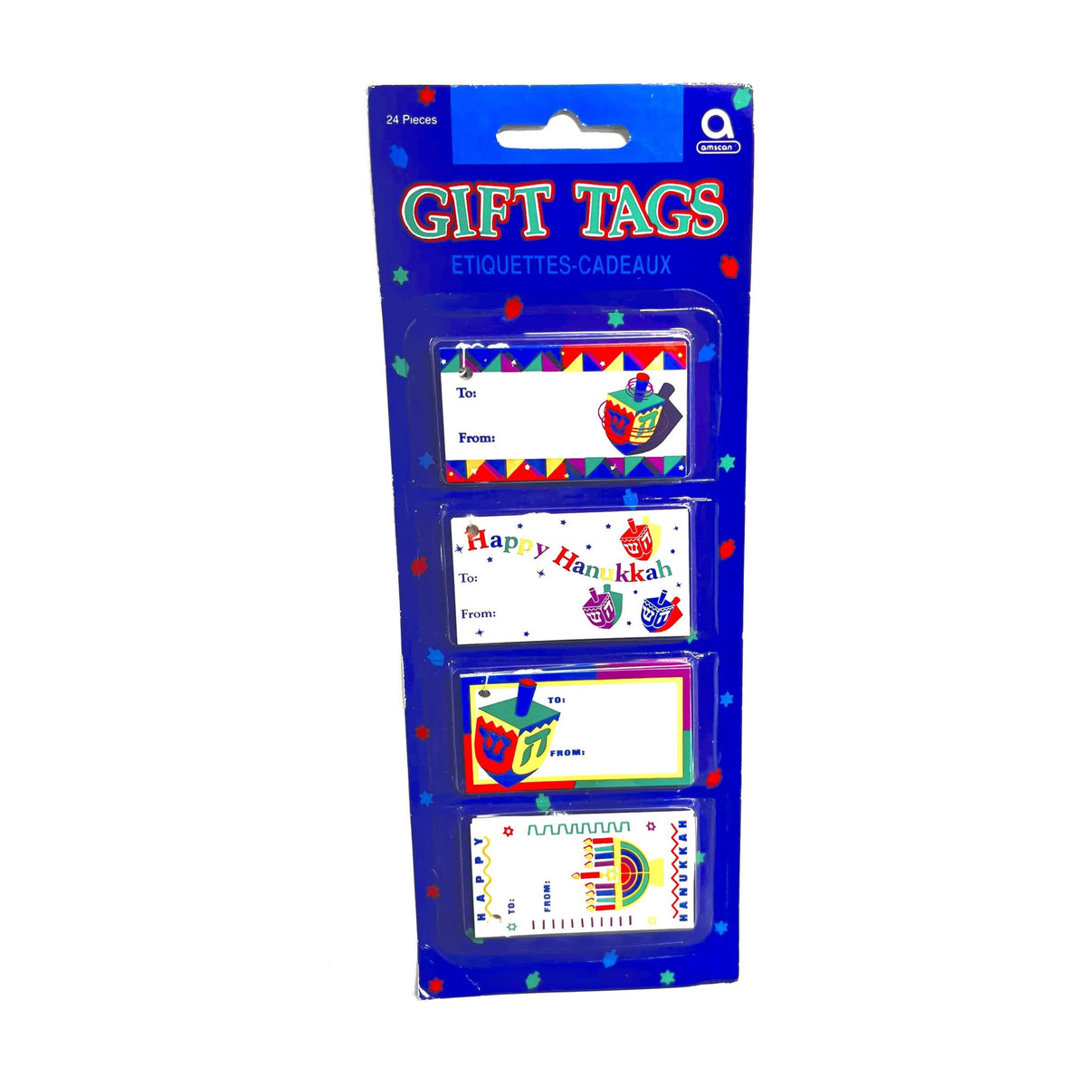 Chanukah Gift Tags, 24-Pack