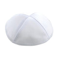 White Satin Kippah 17 cm
