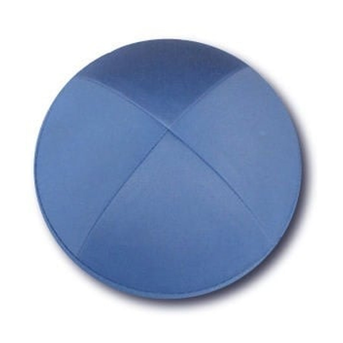 Cotton Twill Kippah, Electric Blue, 16cm