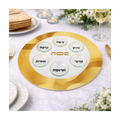 Seder Plate, Glass, 33cm (13 in)