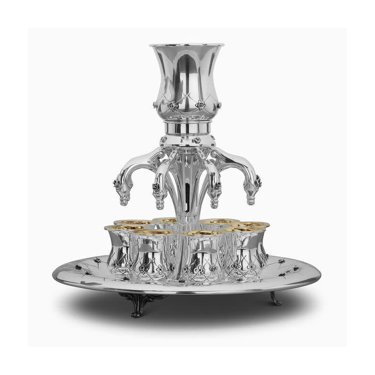 Kiddush Fountain, Sterling Silver