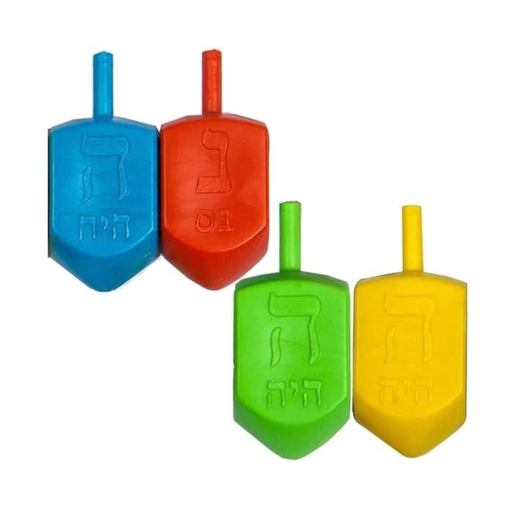 Dreidel Erasers, Assorted Colours