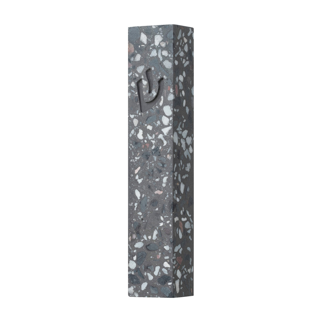 Earth Tone Speckled Mezuzah 8cm