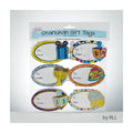 3-D Chanukah Gift Tags, 12-Pack