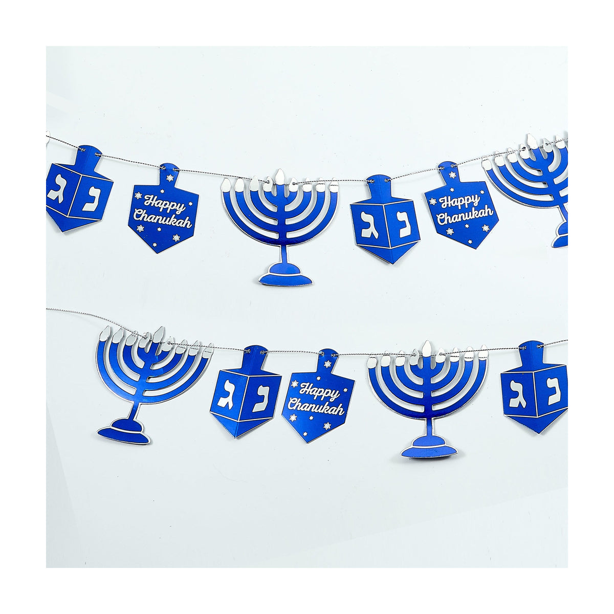 Chanukah Foil Garland Decoration