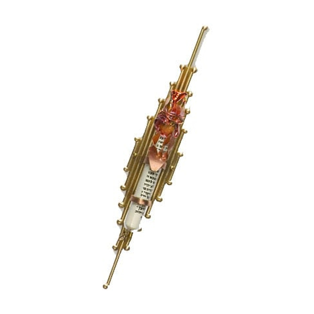 Mezuzah, Brass Rods