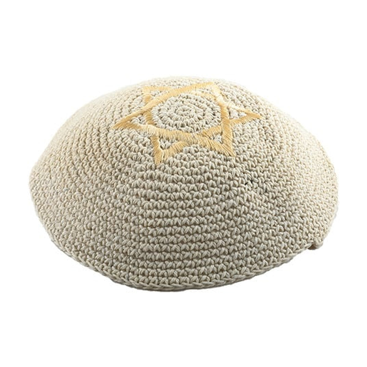 Crocheted Kippah, Off-White