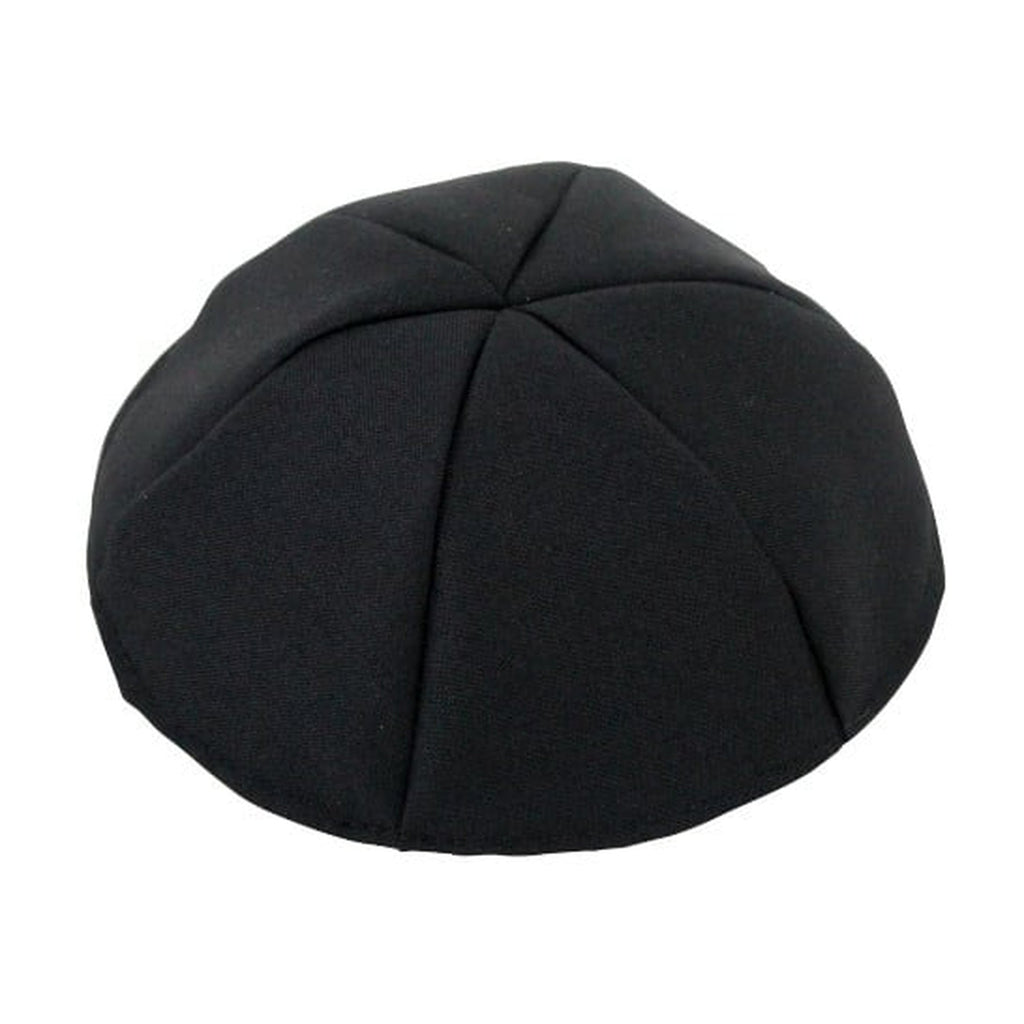 Terylene Kippah, Black, Size 8
