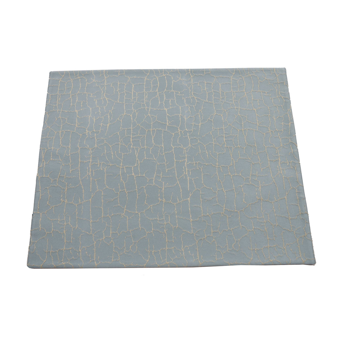 Brocade Challah Cover, Teal with Cream Embroidery
