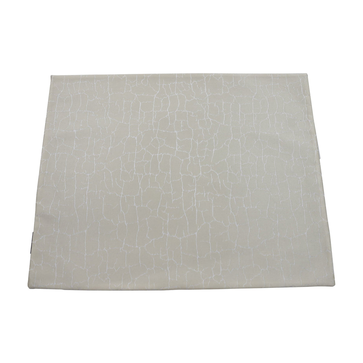 Brocade Challah Cover, Cream with White Embroidery
