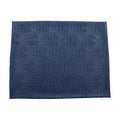 Leatherette Alligator Skin-Effect Challah Cover, Navy Blue