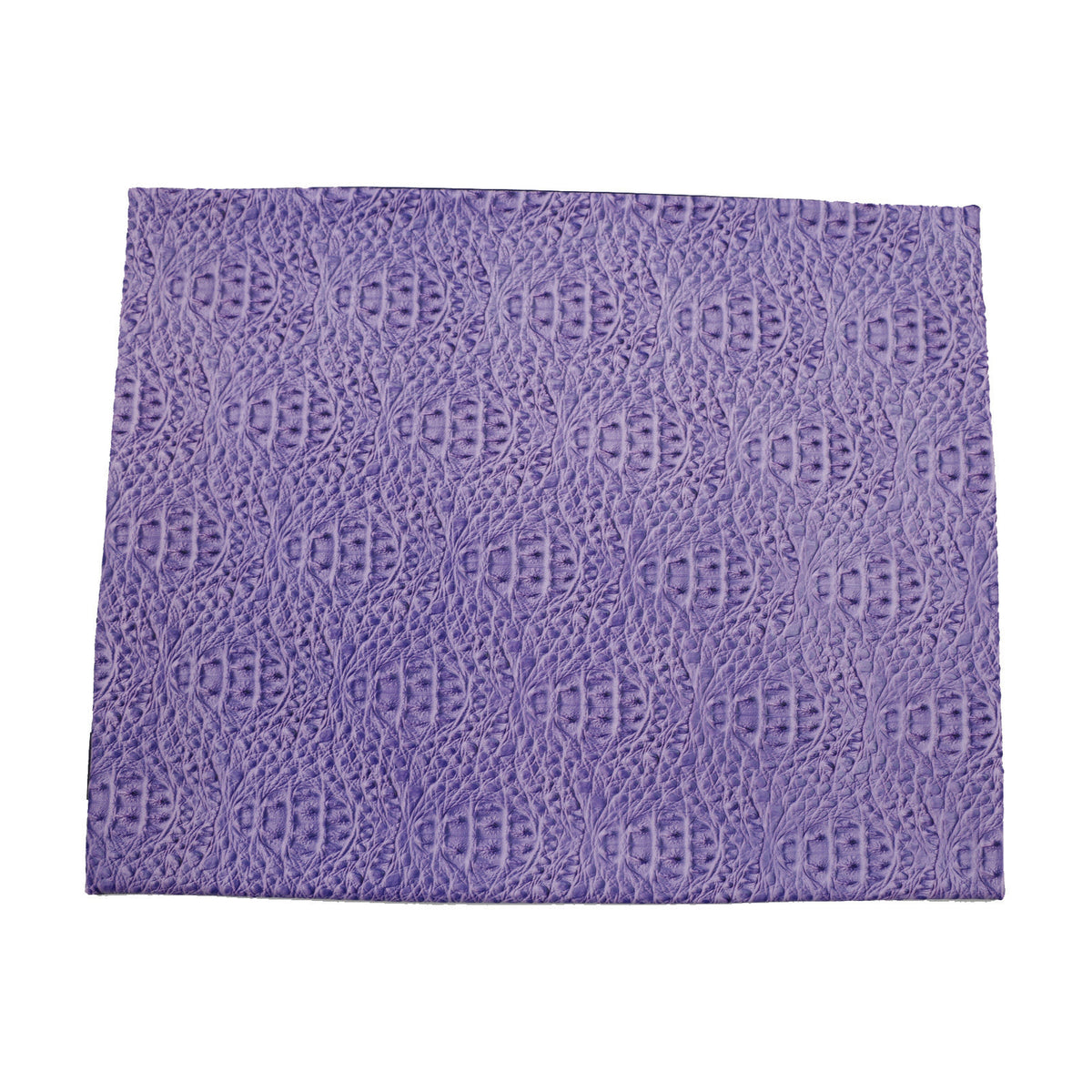 Leatherette Alligator Skin-Effect Challah Cover, Purple