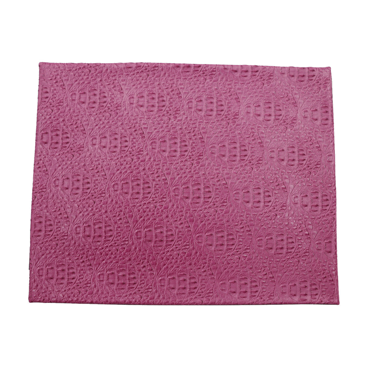 Leatherette Alligator Skin-Effect Challah Cover, Hot Pink