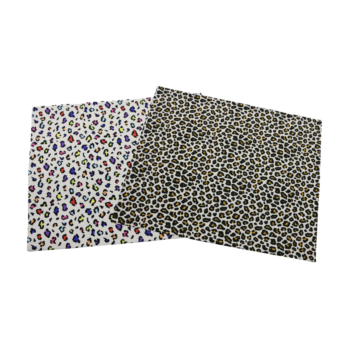 Double-Sided Challah Cover, Leopard/Multicolour Leopard