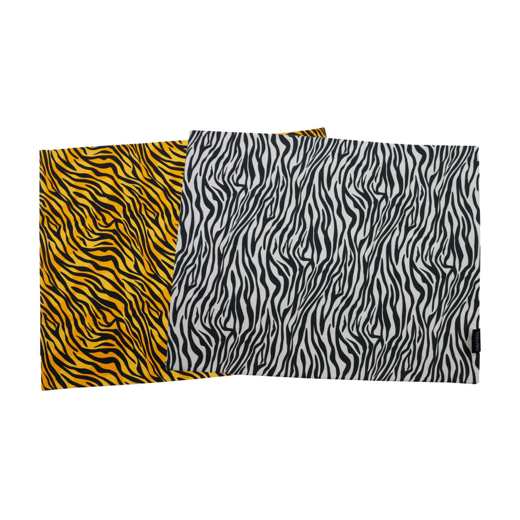 Double-Sided Challah Cover, Zebra/Tiger