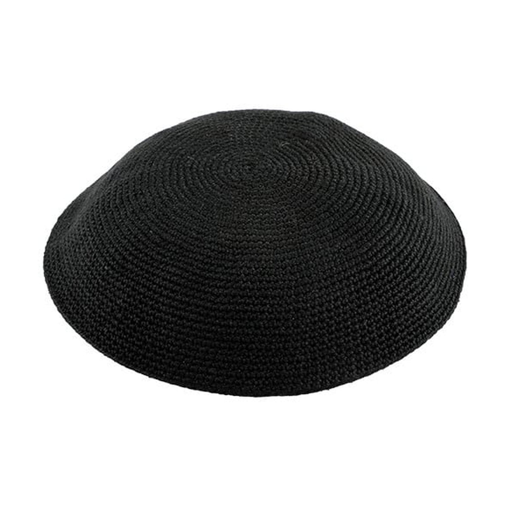 DMC Kippah, Black, 18 cm