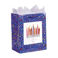 Chanukah Gift Bag, ''Playful Menorah'', Large