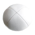Microsuede Kippah, White