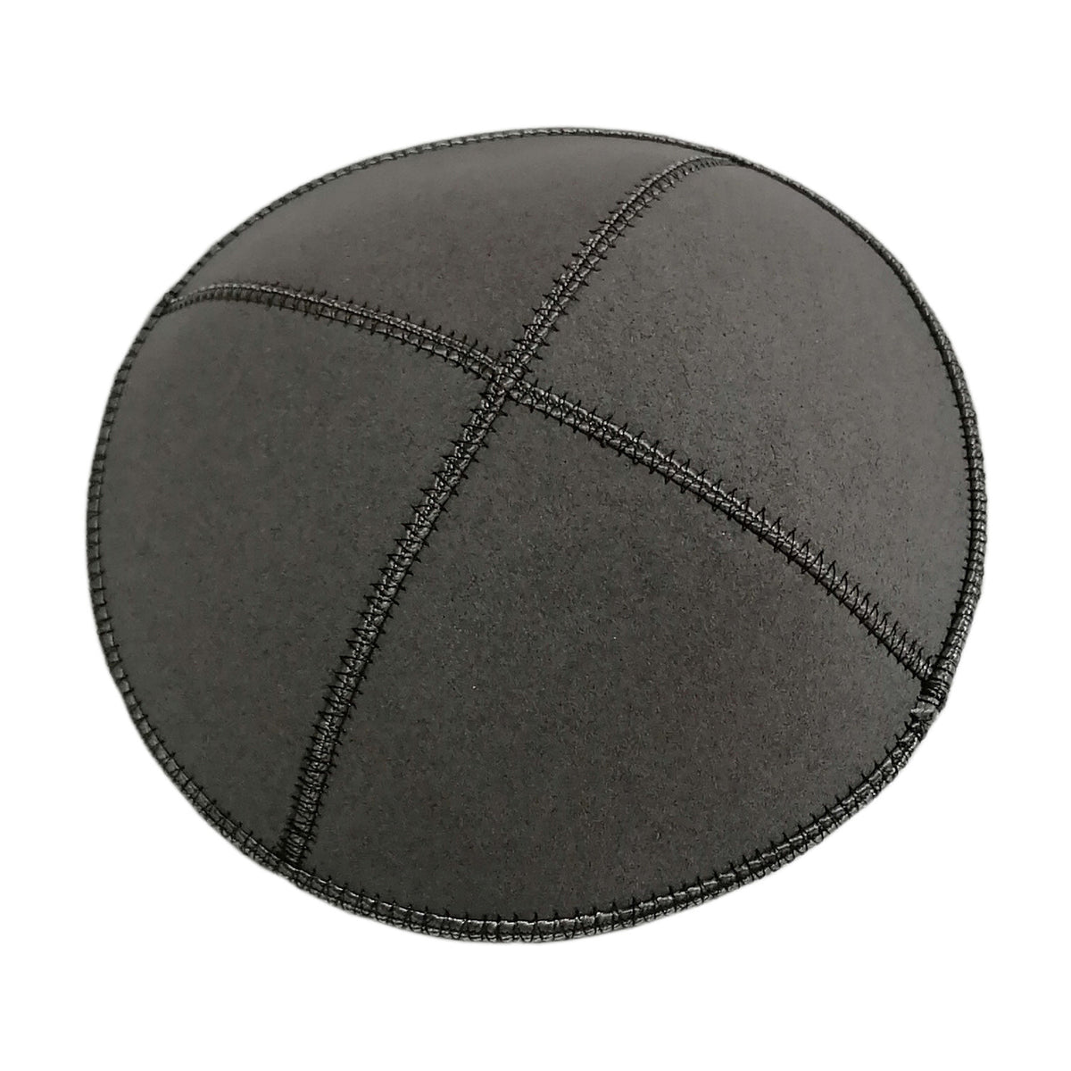 Microsuede Kippah, Dark Grey