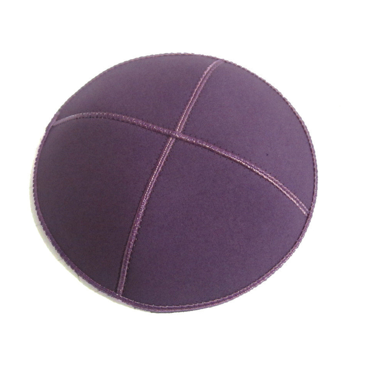 Microsuede Kippah, Plum Purple