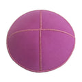 Microsuede Kippah, Mulberry Magenta
