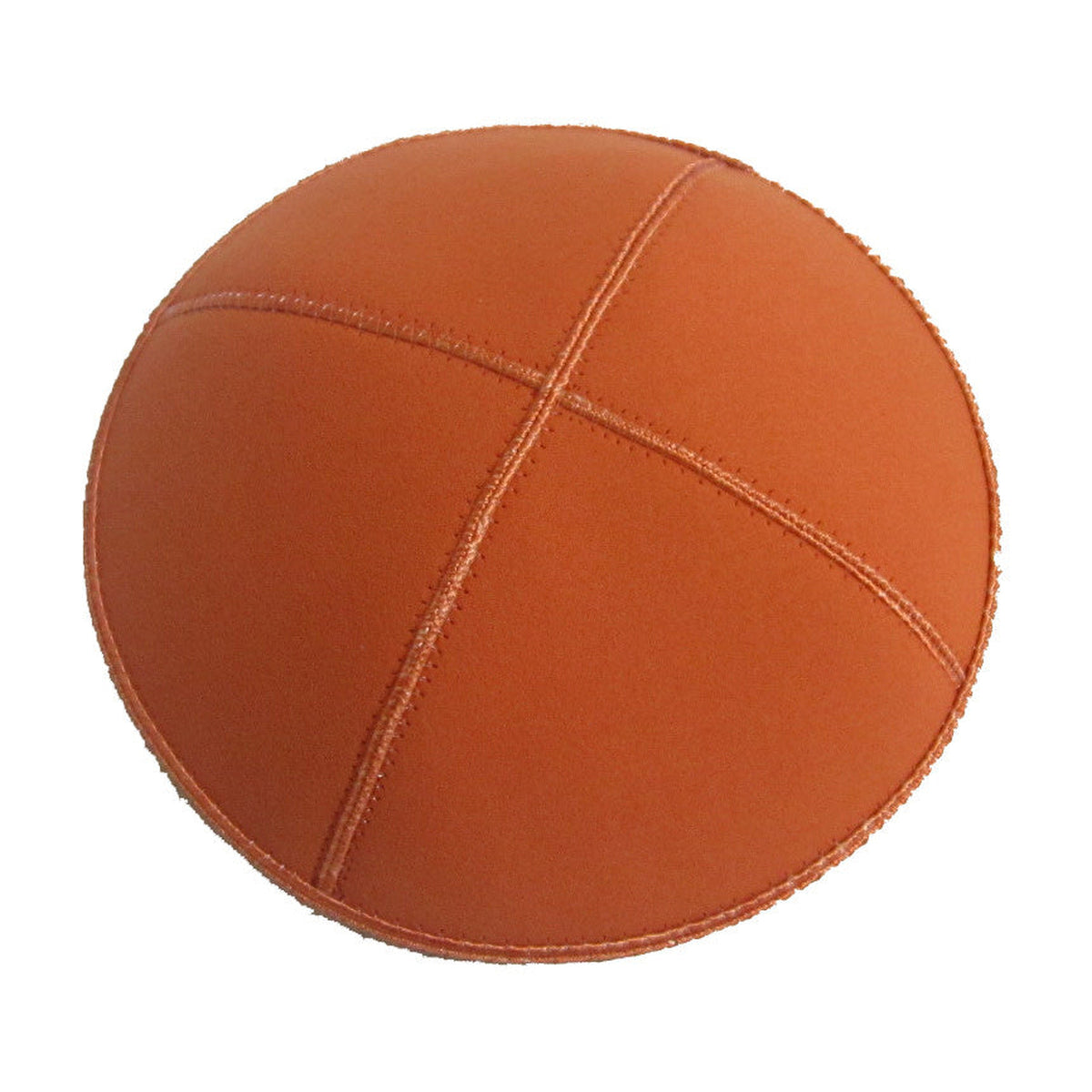 Microsuede Kippah, Tangerine Orange