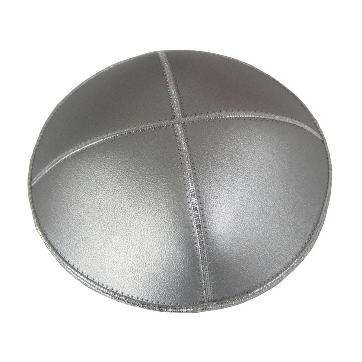 Microsuede Kippah, Shimmering Silver