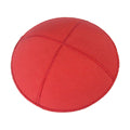 Microsuede Kippah, Scarlet Red