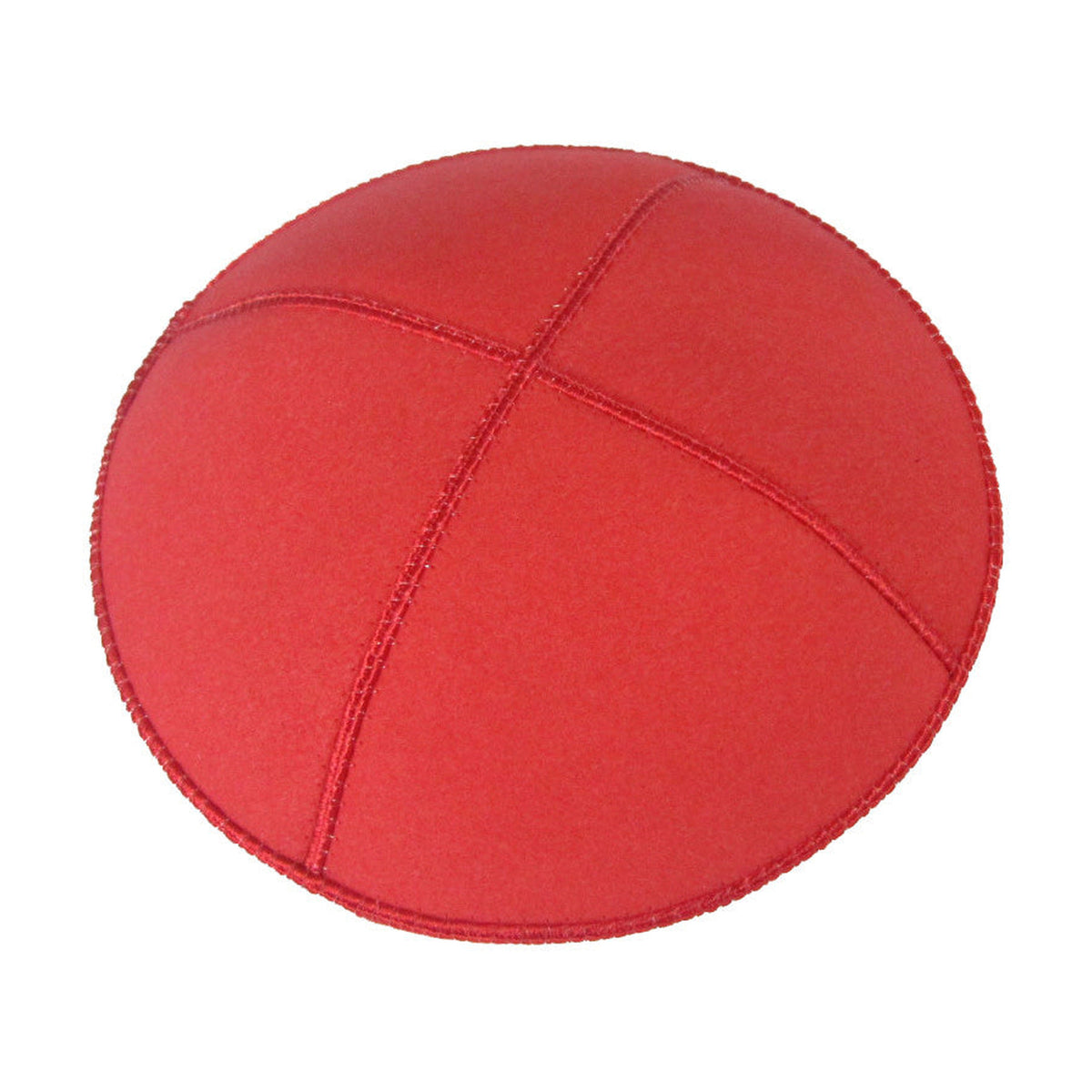 Microsuede Kippah, Scarlet Red