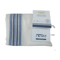 Tallit ''LaMenatze'ach'' Non-Slip, Size 70, Denim - Sephardi