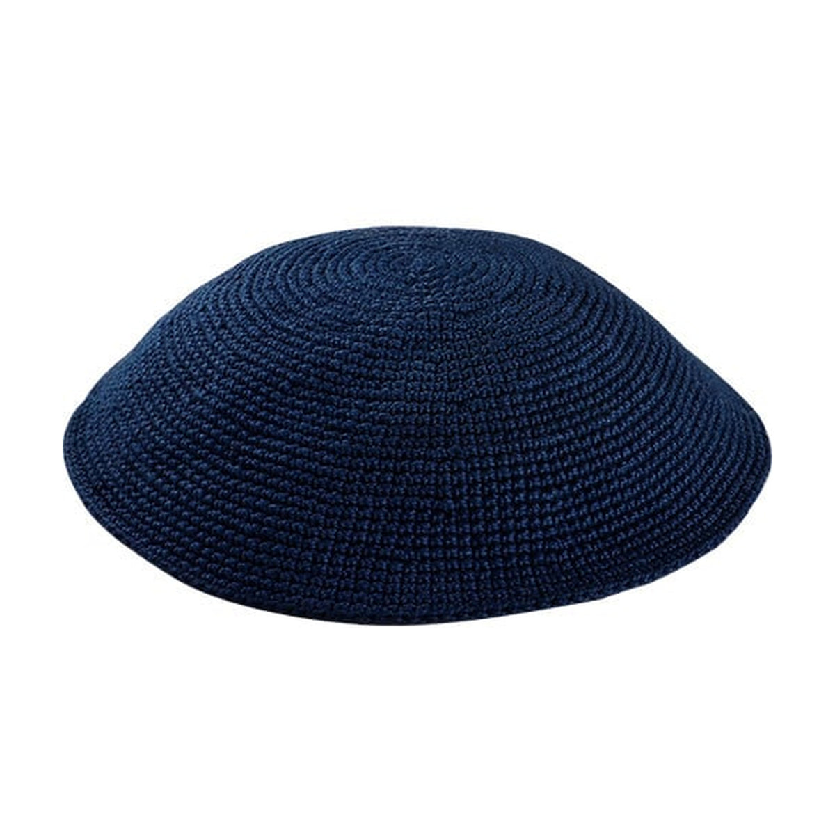 Knitted D.M.C Kippah 20cm - Navy