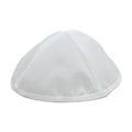 Kippah, Satin 20 cm white