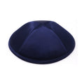 Navy Blue Premium Satin Kippah, 18cm