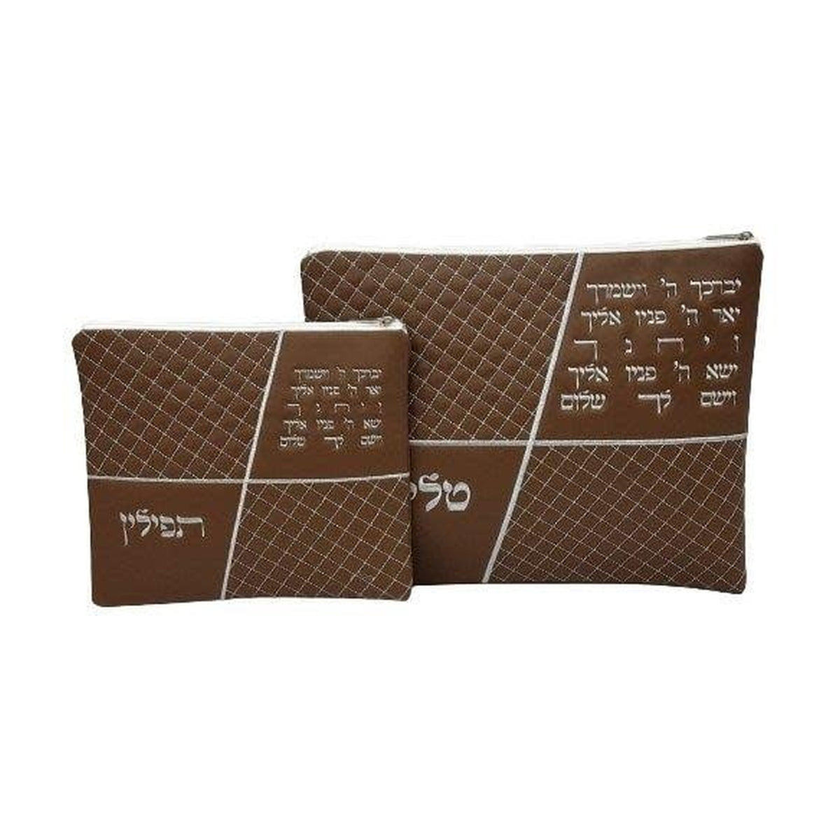 Leatherette Tallit & Tefillin Bag Set