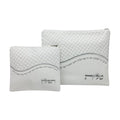 Tallit and Tefillin Bag Set, White Vinyl Wave Design 35X30