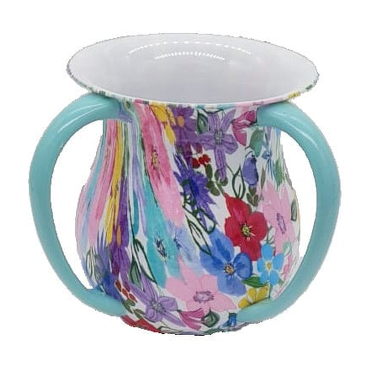 Washing Cup Acrylic Floral