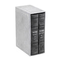 2-Volume Machzor Set, Hebrew/English, Mid Size, Ashkenaz, Faux Leather, Grey