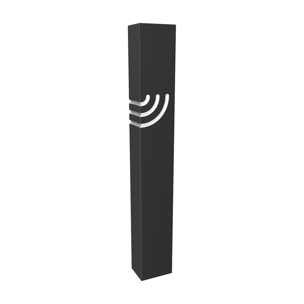 Curved Shin M.Z Set Small , Black