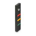 Rhomboid Mezuzah Case, Black