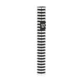 Round Mezuzah Case (S),  Grooved, Black