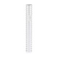 Round Grooved Mezuzah Case, Natural