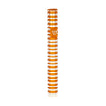 Round Grooved Mezuzah Case, Orange