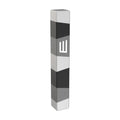 Puzzle Mezuzah Case, Black and Grey