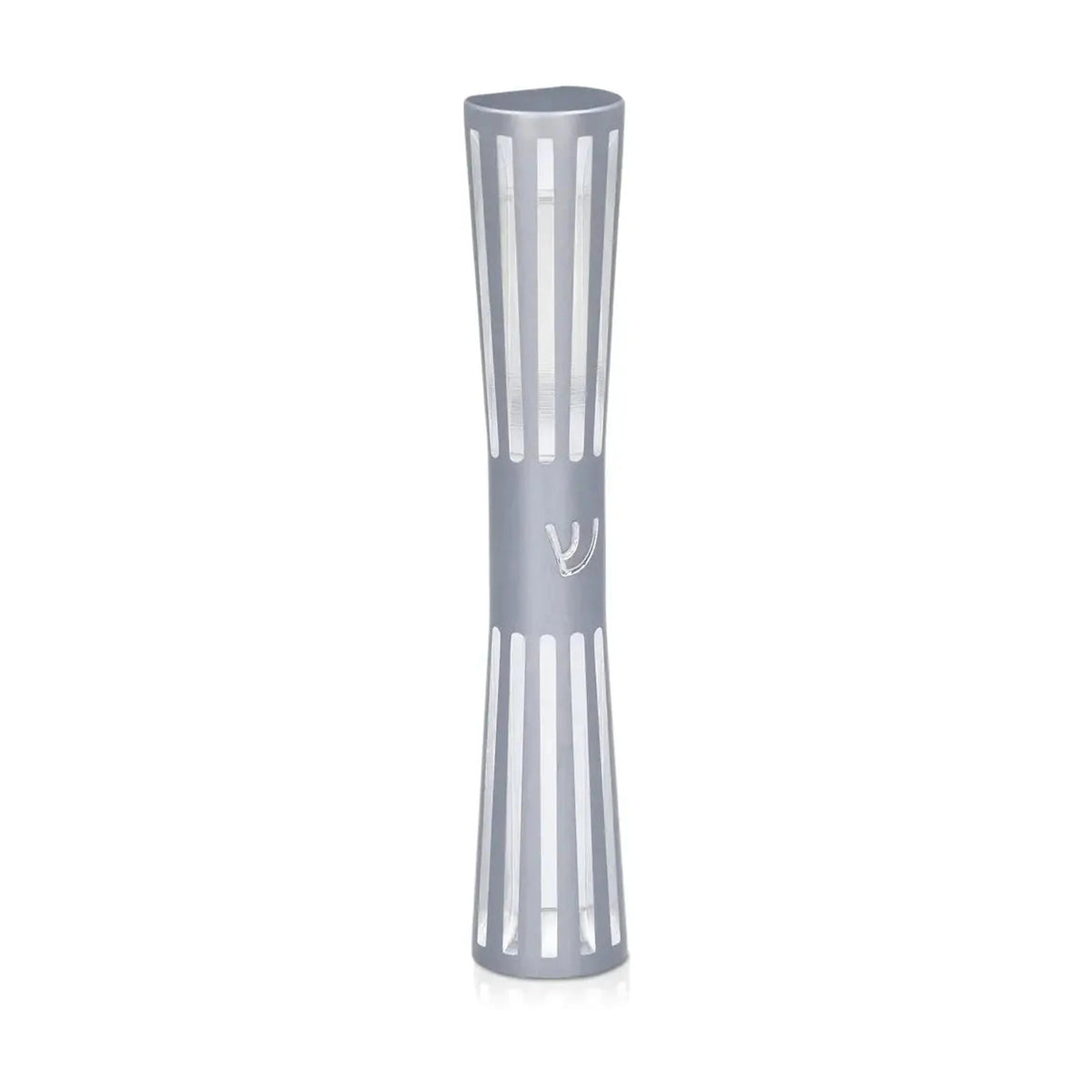 Fluted Mezuzah Case, Gray