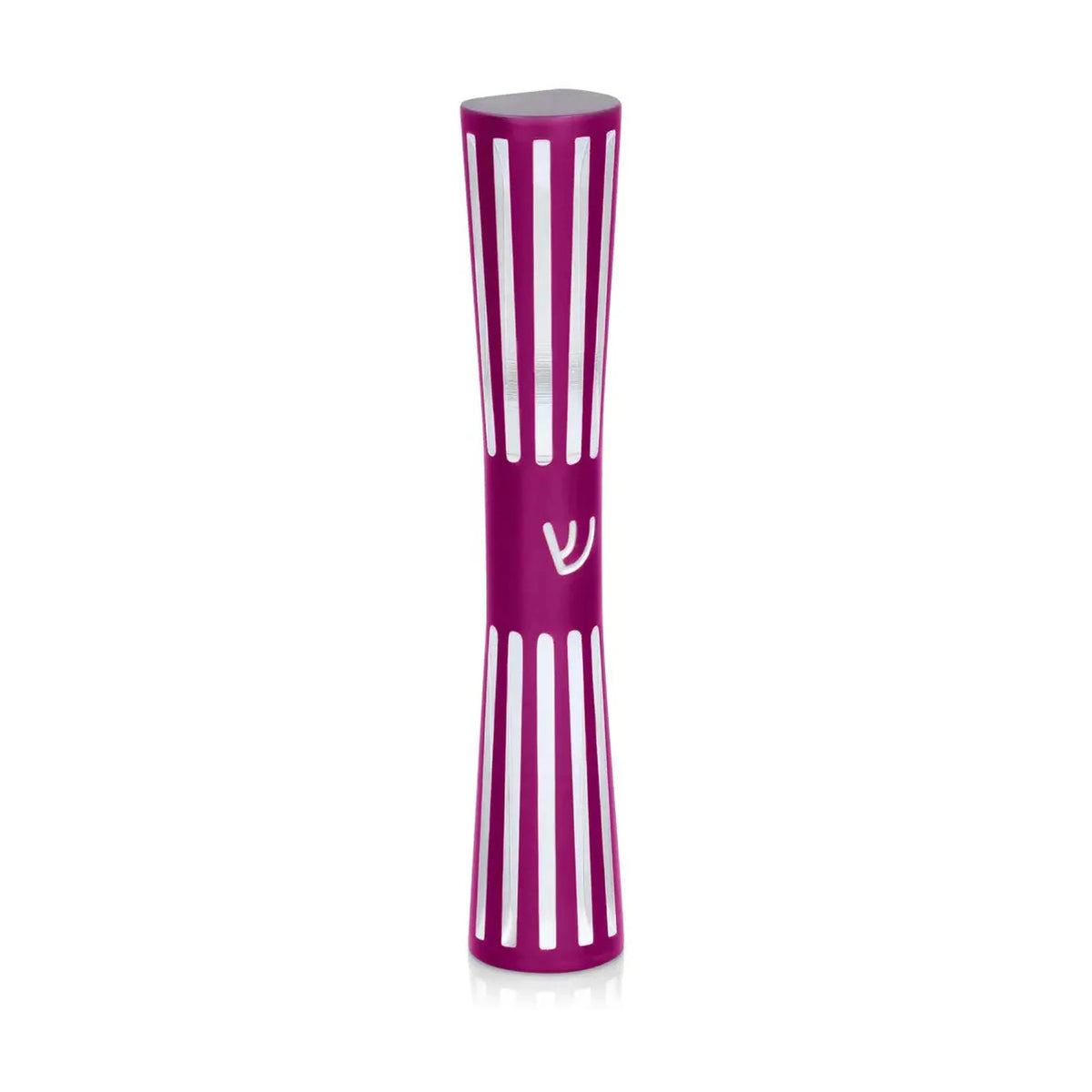 Fluted Mezuzah Case, Purple