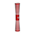 Fluted Mezuzah Case, Red