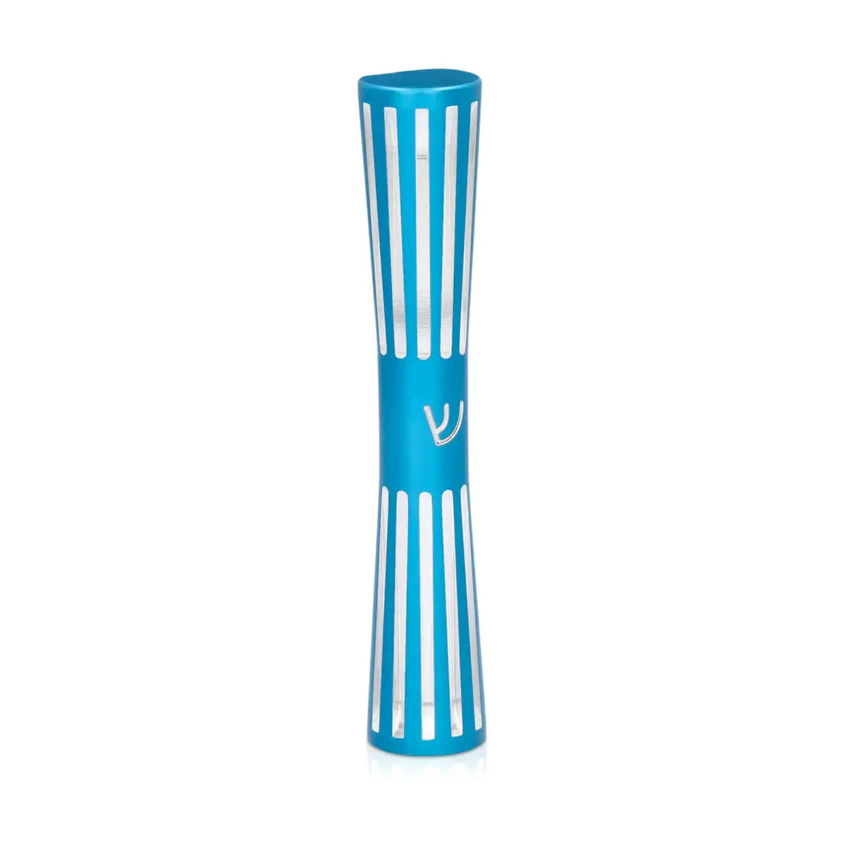 Fluted Mezuzah Case, Turquoise